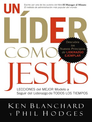 cover image of Un líder como Jesús